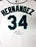 Seattle Mariners Felix Hernandez Autographed White Authentic Majestic Jersey "PG 8-15-12" Size 48 PSA/DNA Stock #53205 - RSA