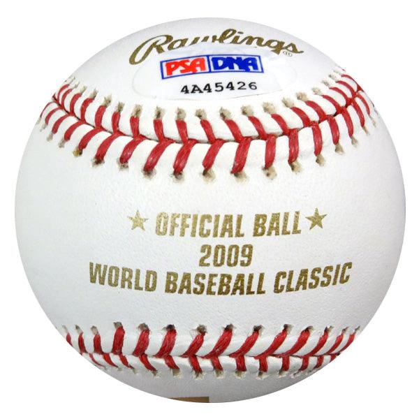 Munenori Kawasaki Autographed Official 2009 WBC Baseball Toronto Blue Jays "#61" PSA/DNA Stock #74040 - RSA