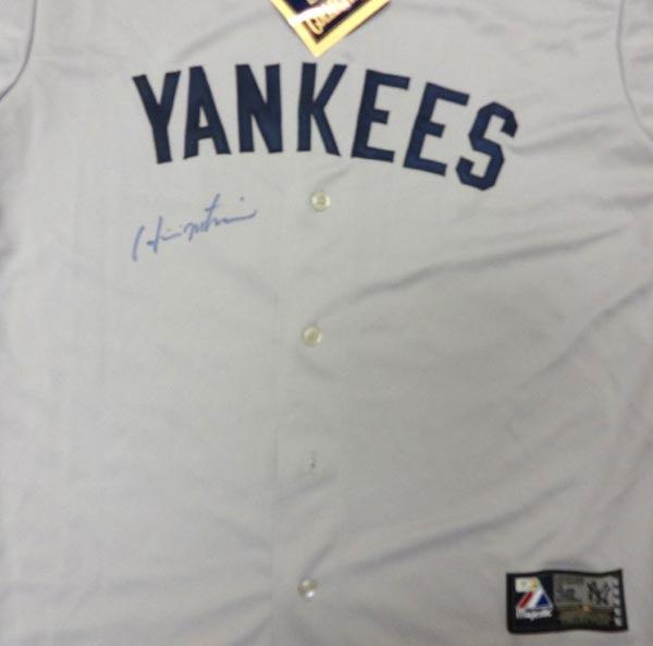 New York Yankees Hideki Matsui Autographed Gray Majestic Jersey MLB Holo # FJ174997 - RSA
