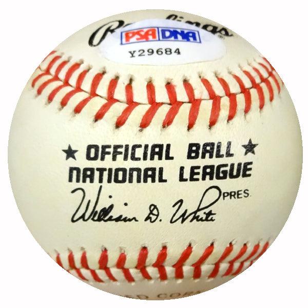 Hoot Evers Autographed Official NL Baseball Detroit Tigers PSA/DNA #Y29684 - RSA