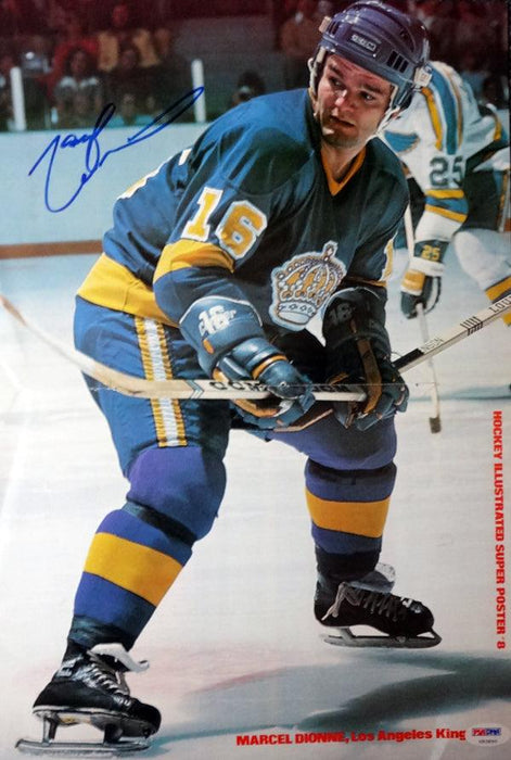 Marcel Dionne Autographed Magazine Poster Photo Los Angeles Kings PSA/DNA #U93890 - RSA
