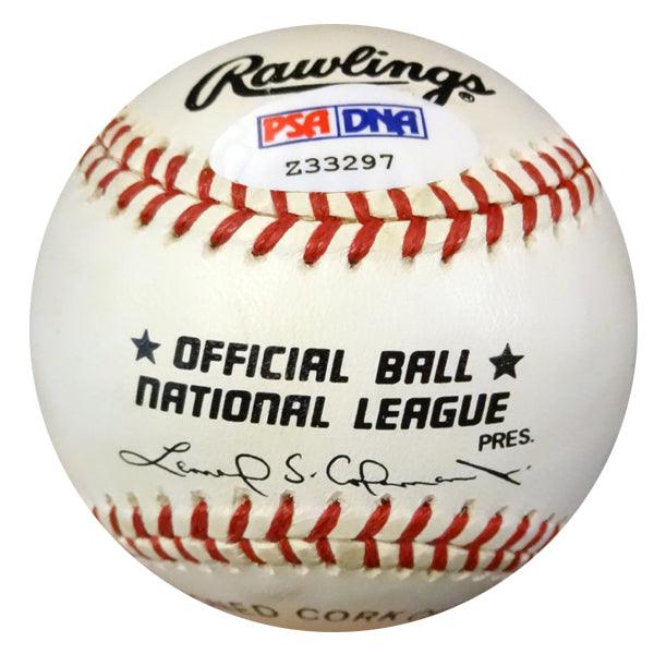 Otis Davis Autographed Official NL Baseball Brooklyn Dodgers PSA/DNA #Z33297 - RSA