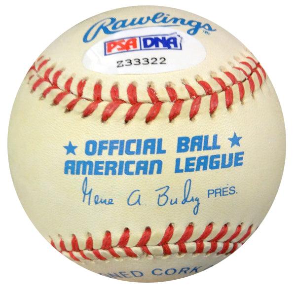 Rusty Torres Autographed Official AL Baseball Cleveland Indians, Angels PSA/DNA #Z33322 - RSA