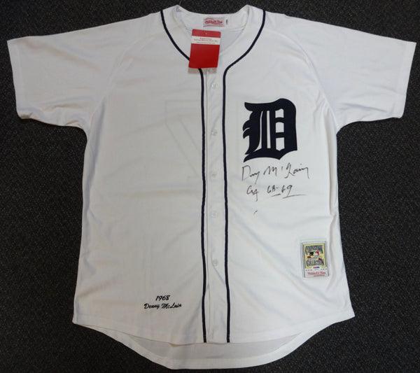 Detroit Tigers Denny McLain Autographed White Mitchell & Ness Jersey "CY 68-69" PSA/DNA #AA37144 - RSA