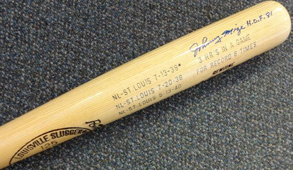 Johnny Mize Autographed Louisville Slugger Bat New York Yankees, St. Louis Cardinals "HOF 81" PSA/DNA #Y29057 - RSA