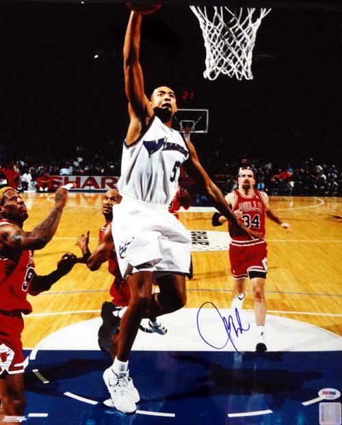 Juwon Howard Autographed 16x20 Photo Washington Wizards PSA/DNA #T14652 - RSA