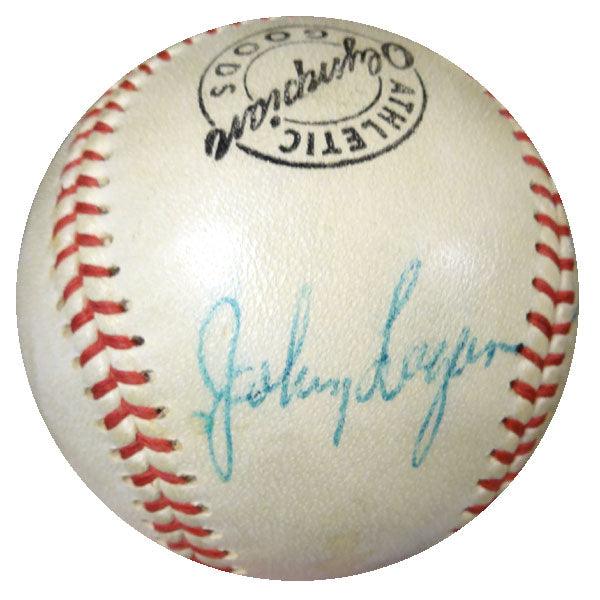 Hank Aaron & Johnny Logan Autographed Baseball 1950's Vintage Signature PSA/DNA #I88281 - RSA