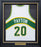 Seattle Supersonics Gary Payton Autographed Framed White Jersey Beckett BAS Stock #206945 - RSA