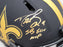 Drew Brees Autographed New Orleans Saints Eclipse Black Full Size Authentic Speed Helmet "SB XLIV MVP" Beckett BAS Witness Stock #207225 - RSA