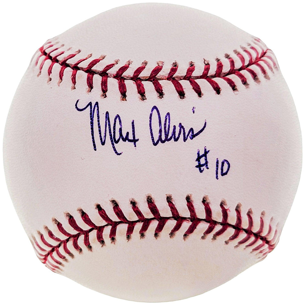 Max Alvis Autographed Official MLB Baseball Cleveland Indians "#10" Beckett BAS #BF24960 - RSA