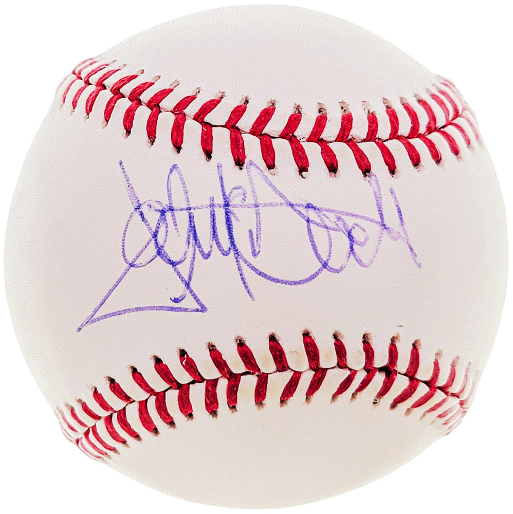 Jack McDowell Autographed Official Comiskey Park Logo AL Baseball Chicago White Sox Beckett BAS #BF23017 - RSA
