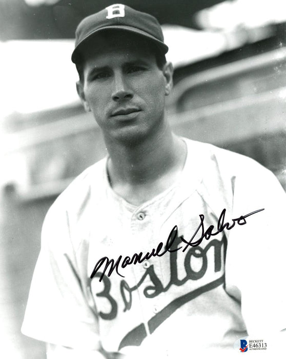 Manuel Salvo Autographed 8x10 Photo Boston Braves Beckett BAS #E46313 - RSA
