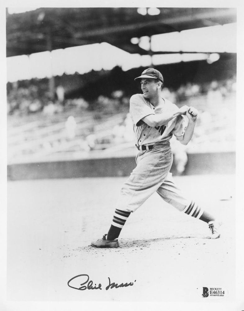 Phil Masi Autographed 8x10 Photo Boston Braves Beckett BAS #E46314 - RSA