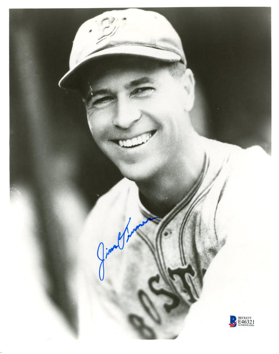 Jim Turner Autographed 8x10 Photo Boston Braves Beckett BAS #E46321 - RSA