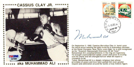 Muhammad Ali Autographed First Day Cover Vintage PSA/DNA #E47089 - RSA