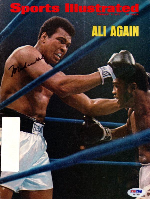 Muhammad Ali Autographed Sports Illustrated Magazine Gem Mint 10 Vintage PSA/DNA #E47121 - RSA