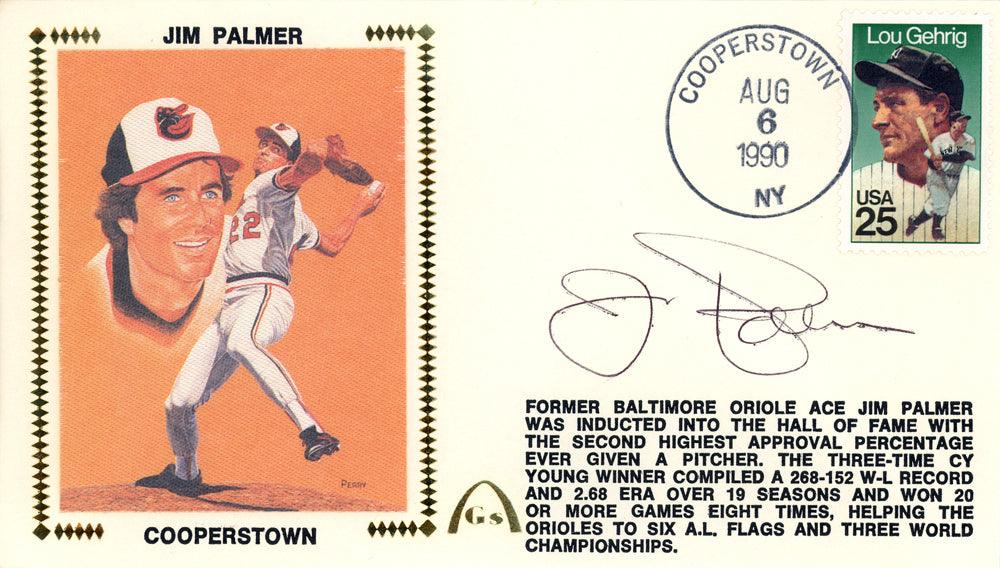 Jim Palmer Autographed First Day Cover Baltimore Orioles Beckett BAS #E48905 - RSA