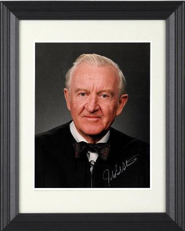 John Paul Stevens Signed/Autograph Supreme Court Justice 8x10 Portrait Photo Custom Framing/Judicial Robe- JSA #AC27346 - RSA