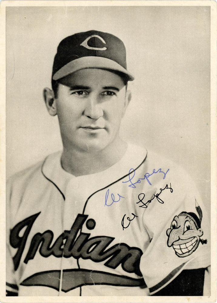 Al Lopez Autographed 6.5x9 Photo Picture Pack Cleveland Indians Beckett BAS #F98293 - RSA