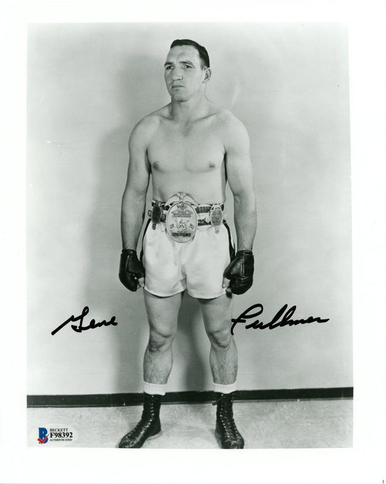 Gene Fullmer Autographed 8x10 Photo Beckett BAS #F98392 - RSA