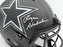 Roger Staubach Autographed Eclipse Black Dallas Cowboys Full Size Speed Replica Helmet Beckett BAS Stock #185835 - RSA