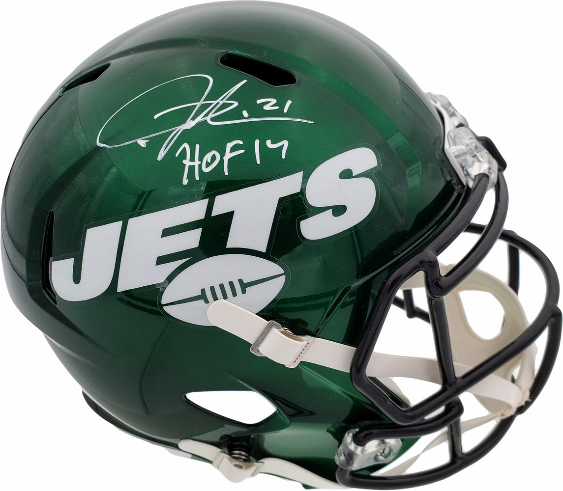 LaDainian Tomlinson Autographed New York Jets Full Size Speed Replica Helmet "HOF 17" Beckett BAS Stock #185783 - RSA