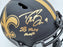 Drew Brees Autographed New Orleans Saints Black Eclipse Full Size Speed Replica Helmet "SB XLIV MVP" Beckett BAS Stock #185737 - RSA