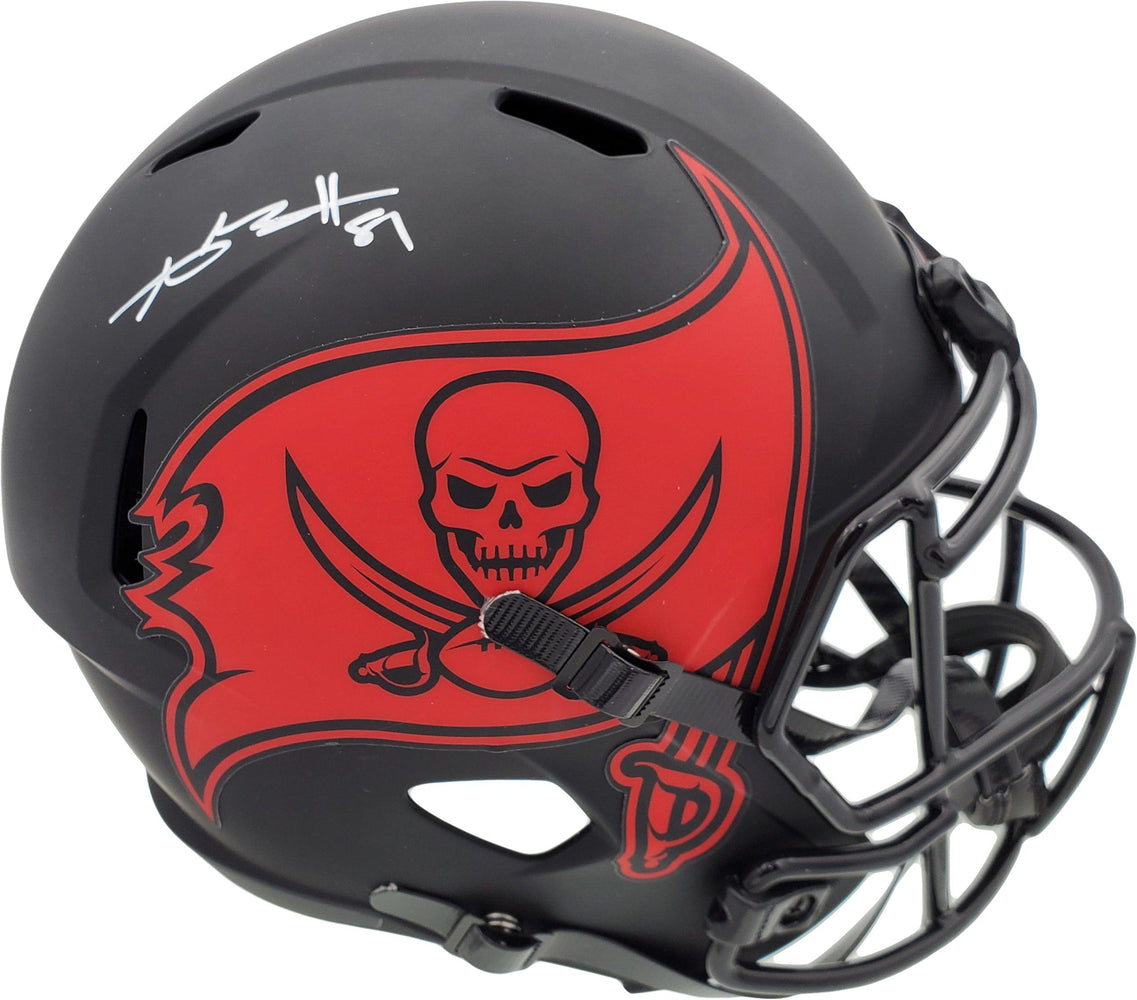 Antonio Brown Autographed Eclipse Black Tampa Bay Buccaneers Full Size Speed Replica Helmet Beckett BAS Stock #185599 - RSA