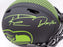 Russell Wilson Autographed Seattle Seahawks Eclipse Black Full Size Speed Authentic Helmet "DangeRuss" LE #/12 RW Holo & Beckett BAS Stock #182293 - RSA