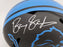 Barry Sanders Autographed Detroit Lions Black Eclipse Full Size Speed Authentic Helmet Beckett BAS Stock #177665 - RSA
