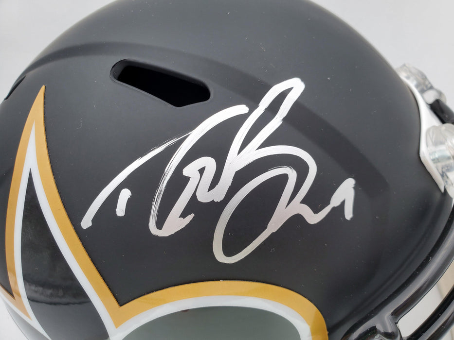 Drew Brees Autographed New Orleans Saints AMP Full Size Speed Replica Helmet Beckett BAS Stock #159125 - RSA