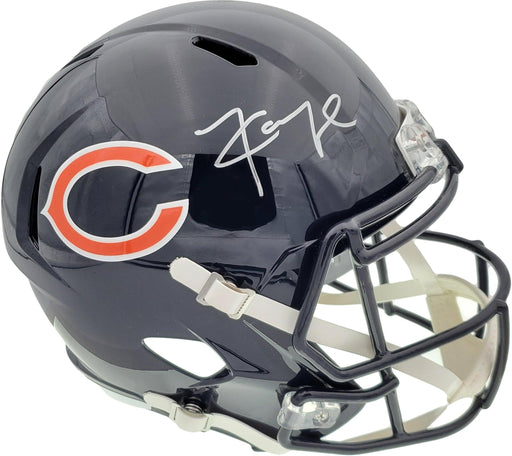 Khalil Mack Autographed Chicago Bears Full Size Speed Replica Helmet In Front Beckett BAS Stock #148238 - RSA