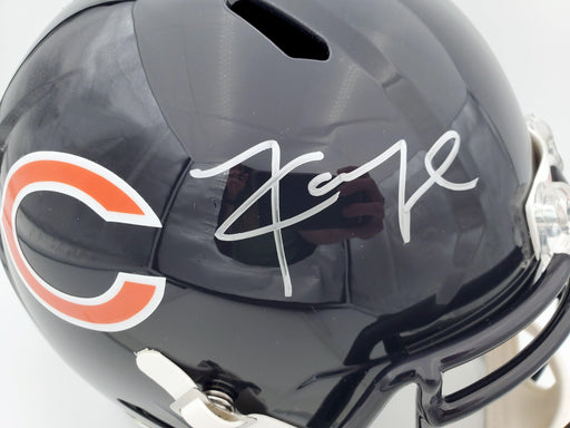 Khalil Mack Autographed Chicago Bears Full Size Speed Replica Helmet In Front Beckett BAS Stock #148238 - RSA