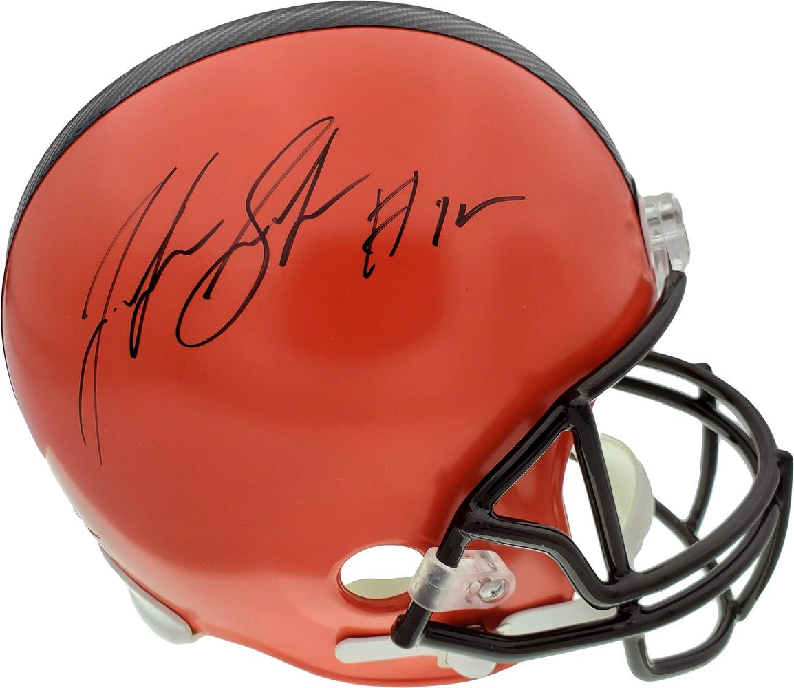 Josh Gordon Autographed Cleveland Browns Full Size Replica Helmet Beckett BAS Stock #134332 - RSA