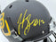 Josh Gordon Autographed Baylor Bears Matte Black Full Size Replica Helmet Beckett BAS Stock #131621 - RSA