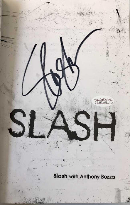 slash signed it seems excessive‚Äö√Ñ√∂‚àö√ë¬¨‚àÇ but that doesnt mean it didnt happen book jsa g31027 top view