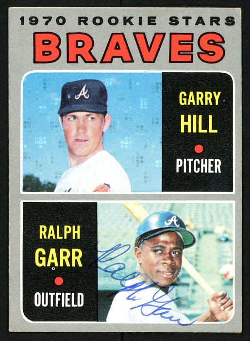 Ralph Garr Autographed 1970 Topps Rookie Card #172 Atlanta Braves SKU #153471 - RSA