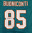 Miami Dolphins Nick Buoniconti Autographed Teal Jersey "HOF 01" (Mark) PSA/DNA #X21293