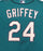 Seattle Mariners Ken Griffey Jr. Autographed Teal Nike Jersey Size L Beckett BAS QR #W242167