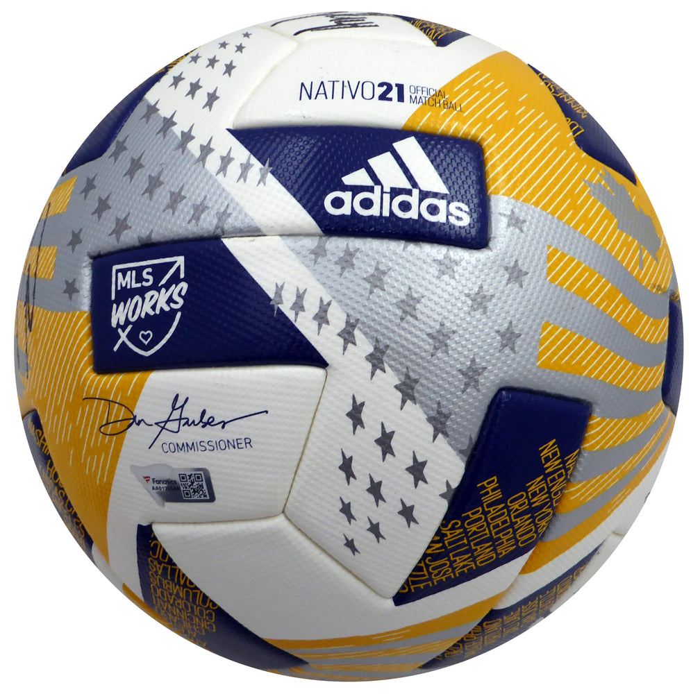 Seattle Sounders Autographed 2021 Match Used Adidas Soccer Ball Signed by 16 Players Including Stefan Frei Fanatics Holo #AA0128540
