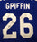 Seattle Seahawks Shaquill Griffin Autographed Blue NFL Custom Wilson Jersey MCS Holo #81097