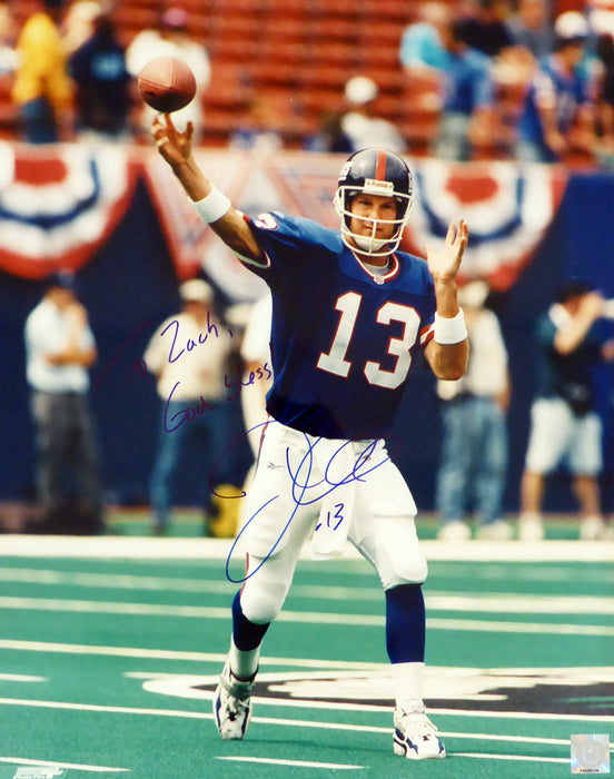 Danny Kanell Autographed 16x20 Photo New York Giants "To Zach, God Bless" SKU #214161