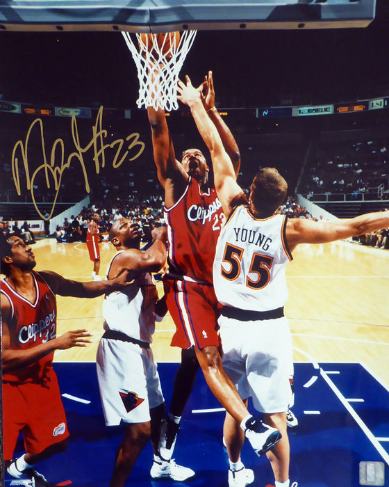 Maurice Taylor Autographed 16x20 Photo Los Angeles Clippers SKU #214790