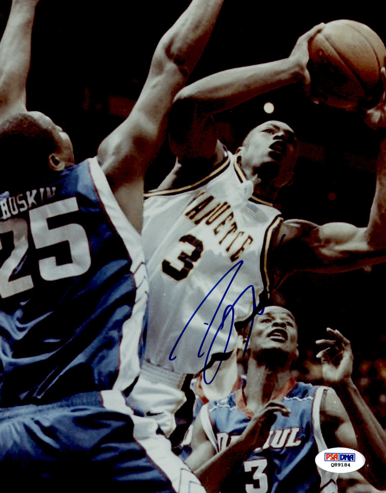 Dwyane Wade Autographed 8x10 Photo Marquette Golden Eagles PSA/DNA #Q89184