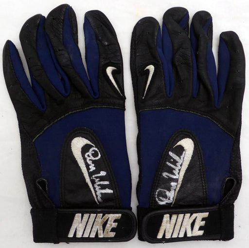 Dan Wilson Autographed Nike Game Used Batting Gloves Seattle Mariners Dual Signed Beckett BAS QR #BH26847