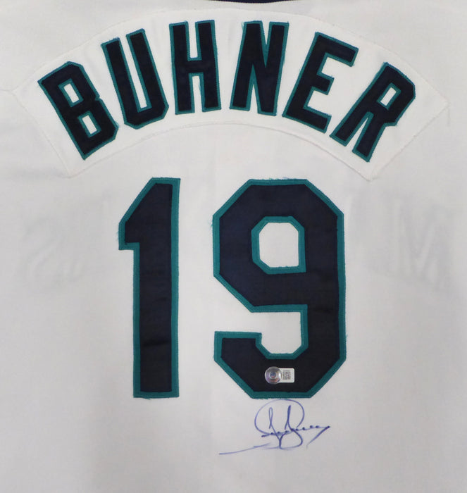 Seattle Mariners Jay Buhner Autographed White Russell Jersey 1998