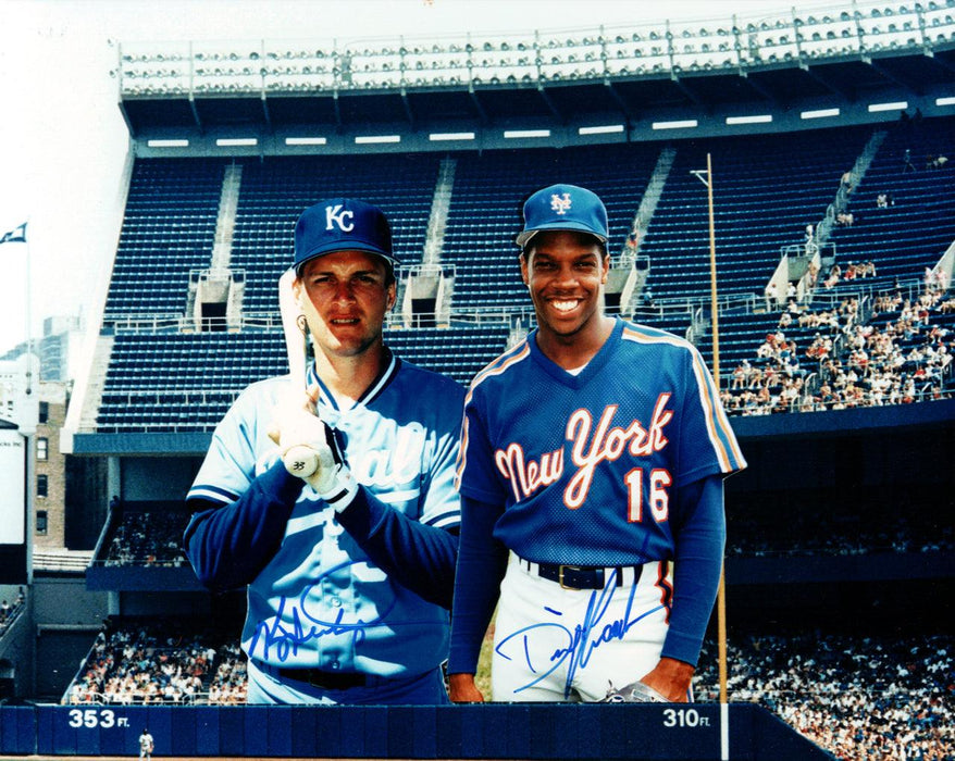 Dwight "Doc" Gooden & Kevin Seitzer Autographed 8x10 Photo Lot of 8 SKU #107682 - RSA