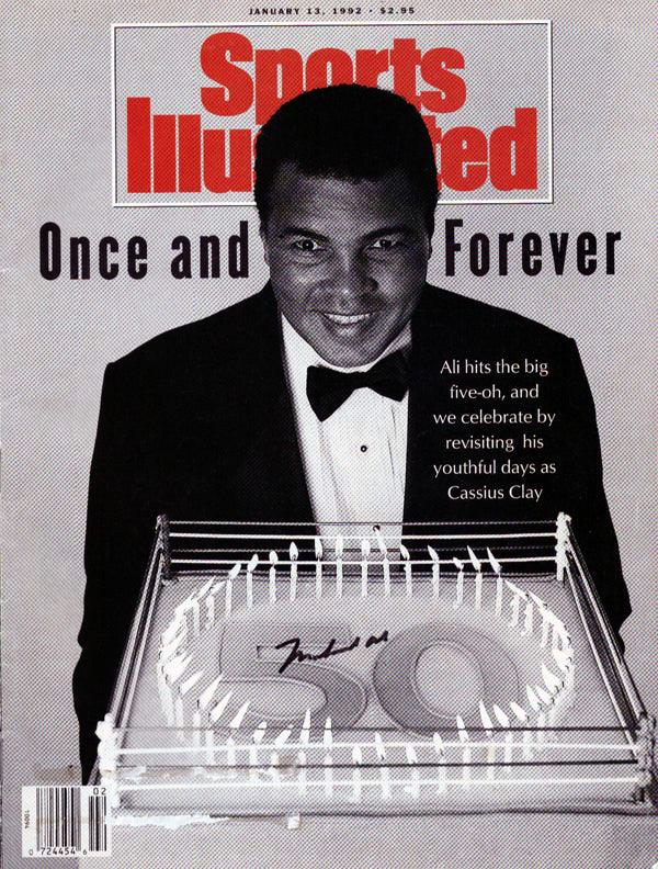 Muhammad Ali Autographed Sports Illustrated Magazine Vintage PSA/DNA #H47566 - RSA