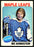 Inge Hammarstrom Autographed 1975-76 Topps Card #168 Toronto Maple Leafs SKU #150204 - RSA