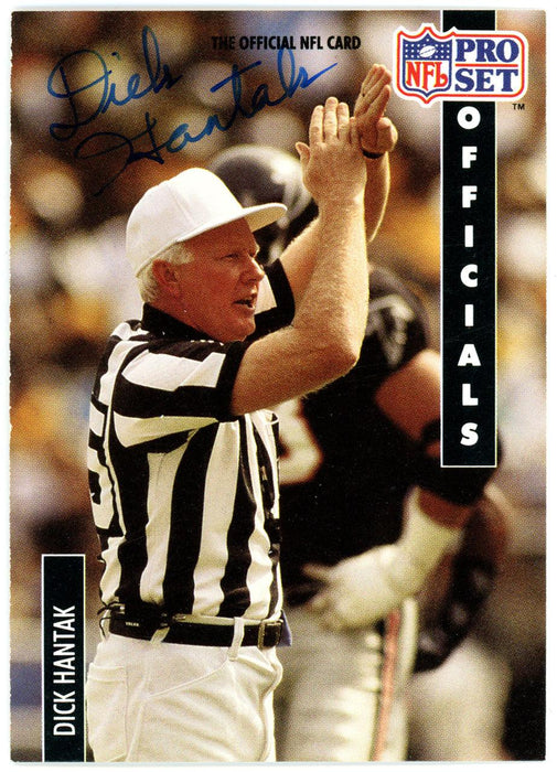 Dick Hantak Autographed 1991 Pro Set Card #363 NFL Official SKU #145996 - RSA